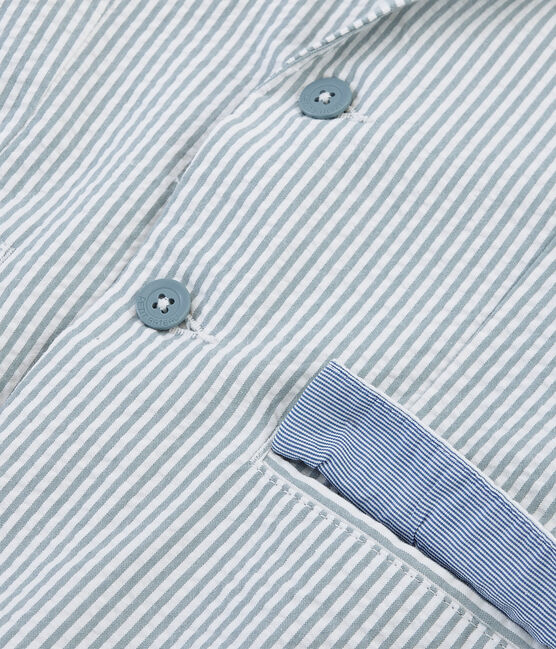 Giacca bambino blu FONTAINE/bianco MARSHMALLOW