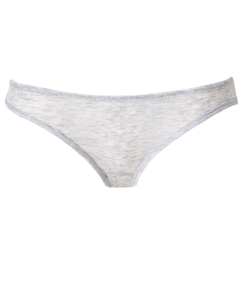 Culotte donna in cotone leggero grigio