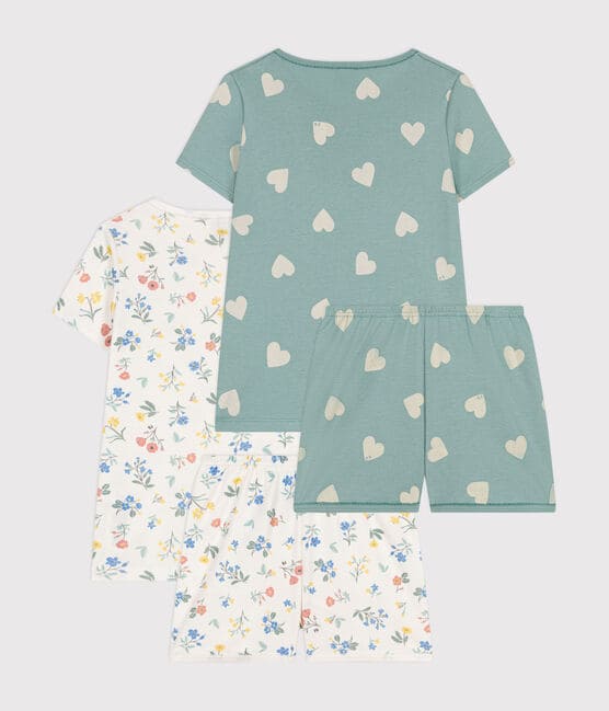 Set di due pigiami corti bambino in cotone variante 1