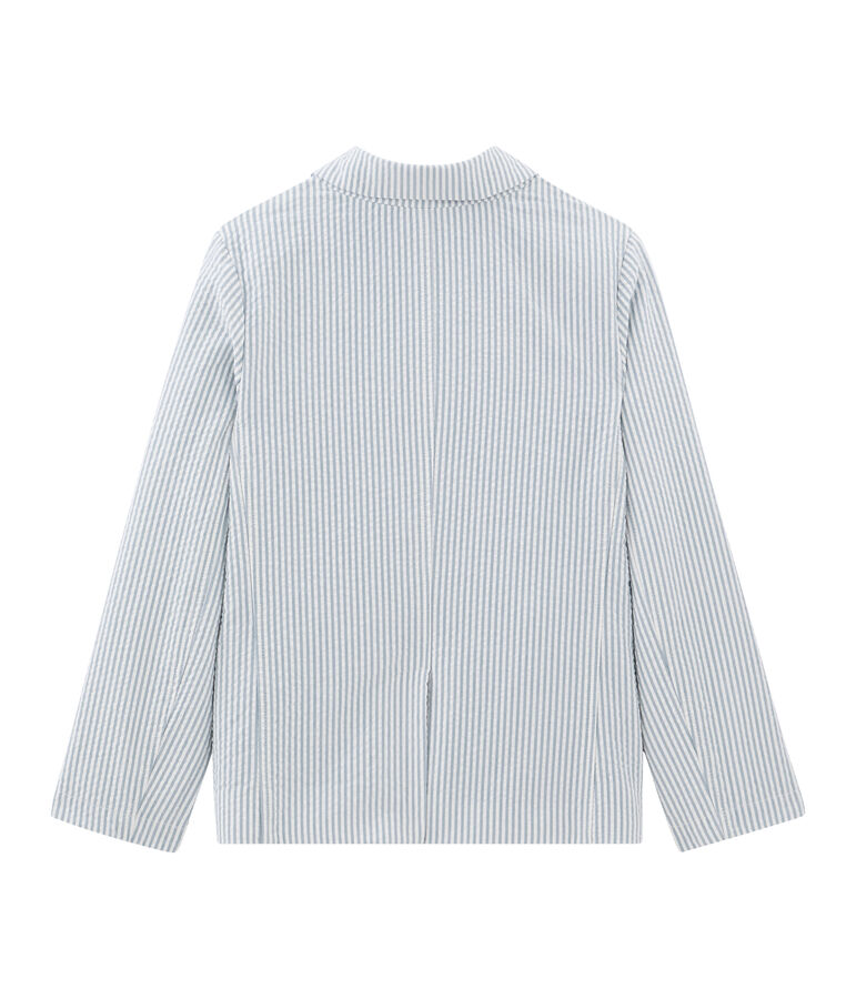 Giacca bambino blu/bianco