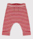 Pantaloni bebè a righe in tubique