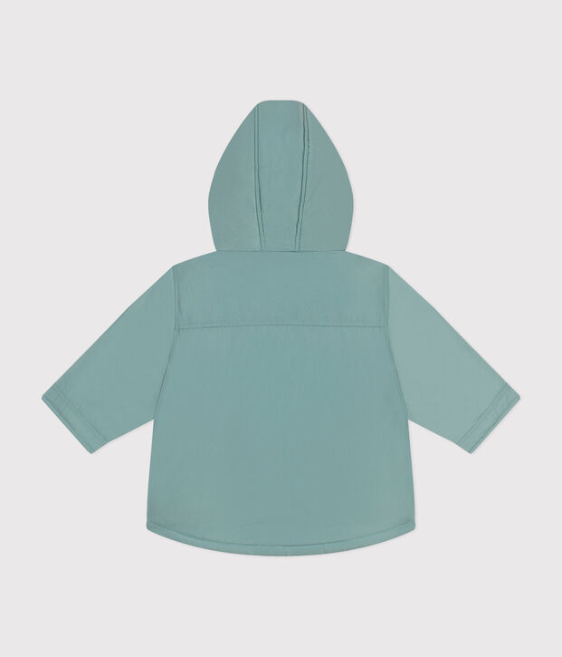 Parka in poliestere neonato verde