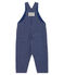 Salopette lunga maschietto in maglia a righe blu SMOKING/bianco MARSHMALLOW