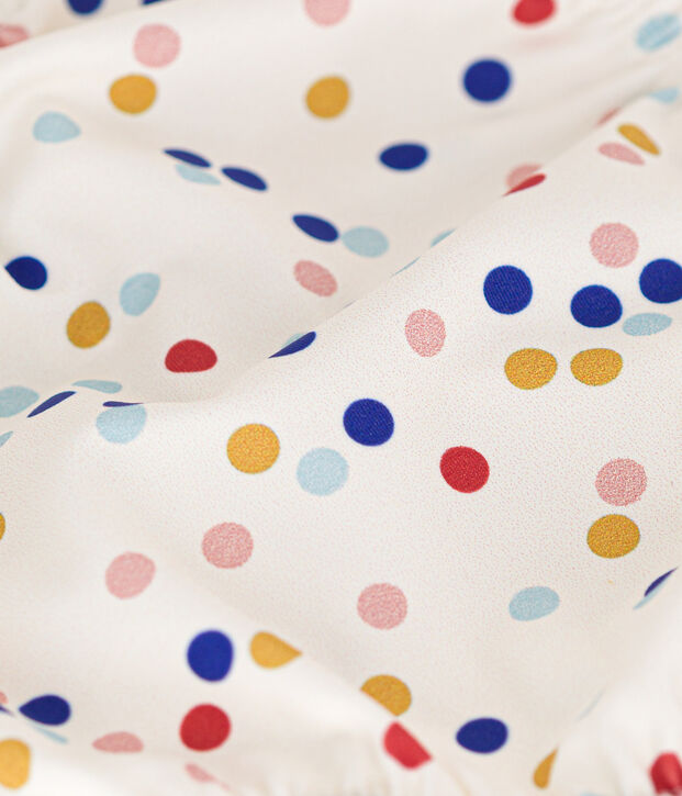 Slip da mare beb&egrave; bianco/multicolore