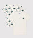 Cofezione da 2 t-shirt bambino a maniche corte fantasia cavalieri in cotone