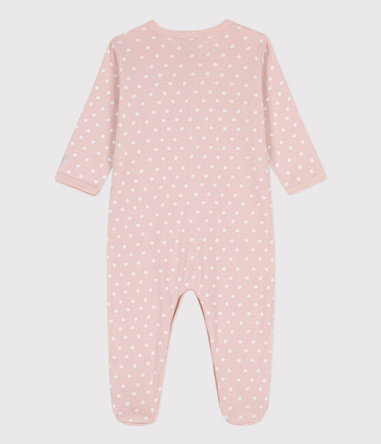 Tutina pigiama a pois in cotone SALINE/ MARSHMALLOW