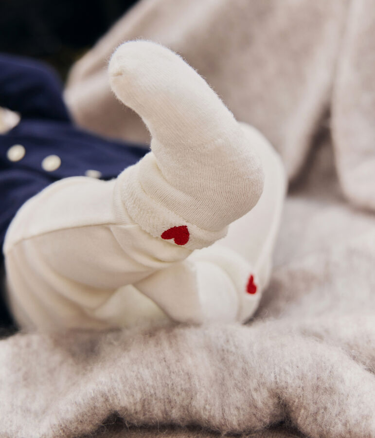 Set di calzini in cotone ricamato neonato multicolore