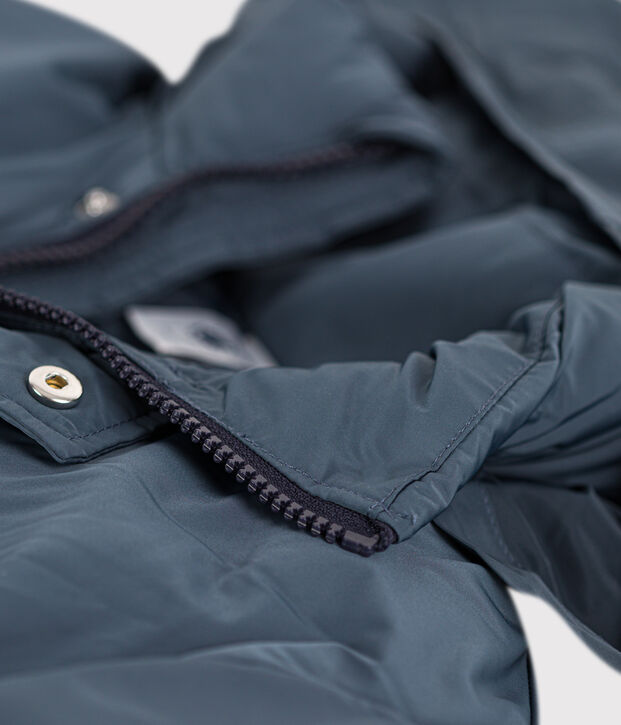 Piumino medio-lungo bambina grigio