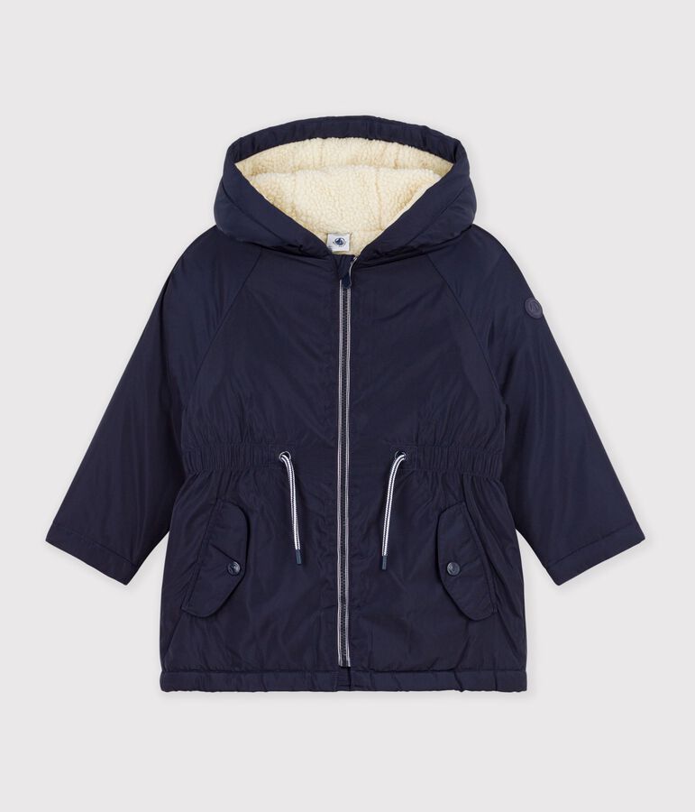Parka bambina blu