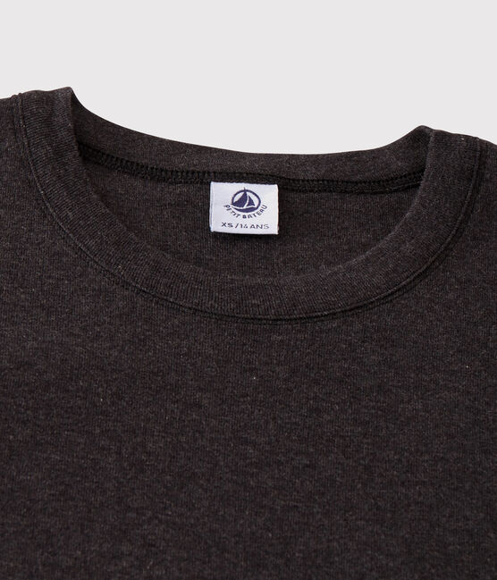 T-shirt girocollo iconica in cotone Donna grigio CITY CHINE