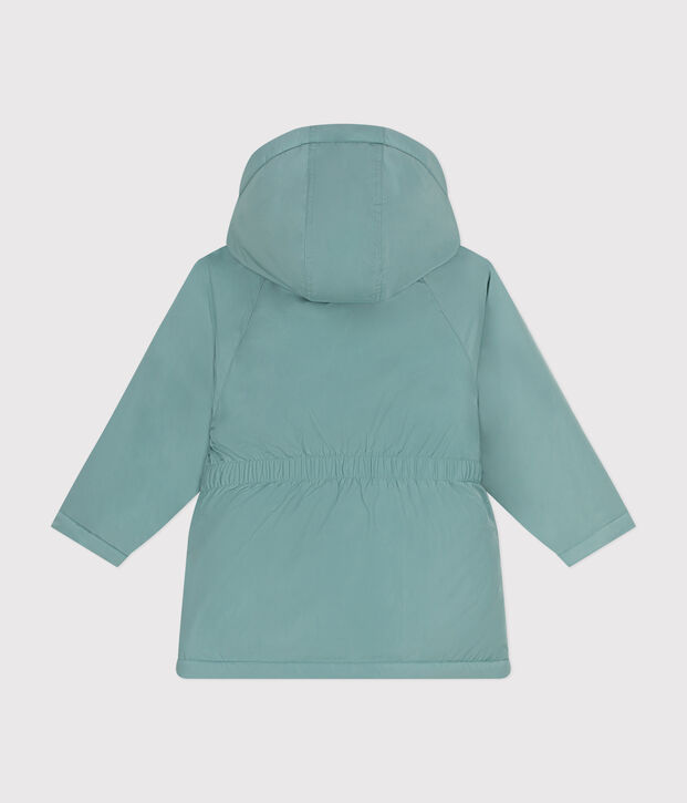 Parka bambina verde