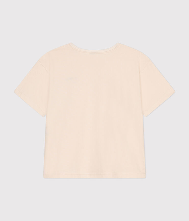 T-shirt LE BOXY in cotone donna ecru