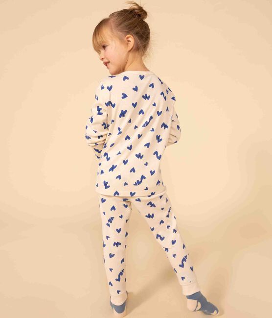 Pigiama bambino unisex in cotone bianco AVALANCHE/ MULTICO