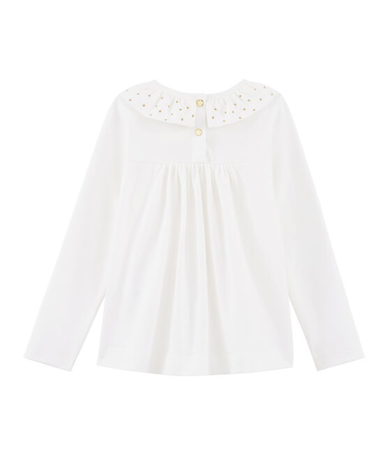 Blusa bambina bianco MARSHMALLOW