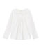 Blusa bambina bianco MARSHMALLOW