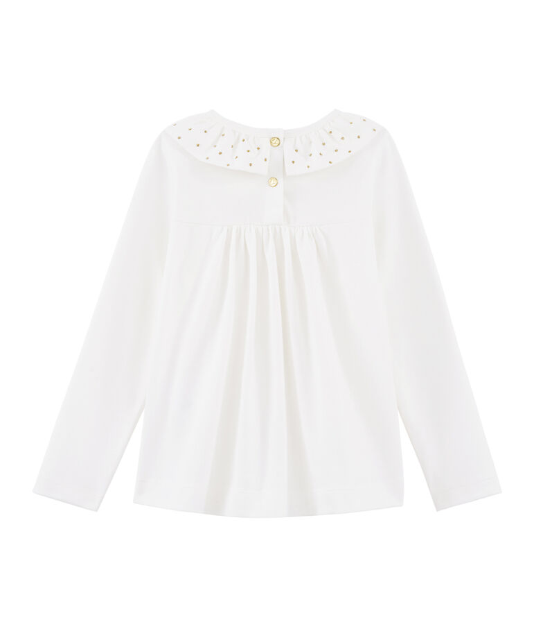 Blusa bambina bianco