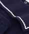 Set neonato due pezzi in cotone con dettagli marinari blu SMOKING