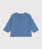 T-shirt a maniche lunghe in jersey sottile neonato blu BEACH