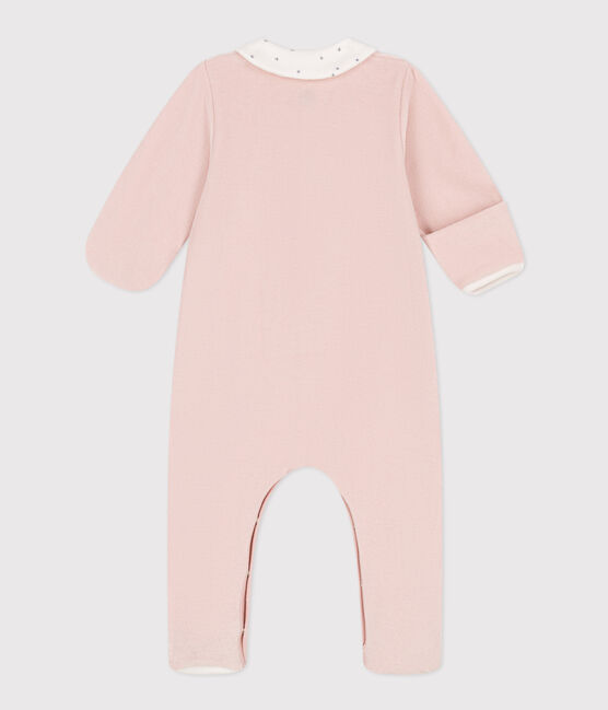 Pigiama bebè in ciniglia rosa SALINE