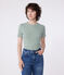 T-shirt L'Iconique in cotone a righe donna PALMERAIE/ MARSHMALLOW