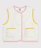 Gilet senza maniche in sherpa tinta unita bambino MILK