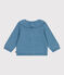 Cardigan in maglia di misto lana e cotone tinta unita con colletto neonato ADRIATIC