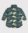 Piumino stampato medio-lungo bambino unisex verde VALLEE/ecru MULTICO