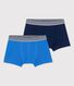 Confezione da 2 boxer bambino in cotone ed elastam