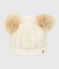 Berretto bambina bianco MARSHMALLOW/giallo OR