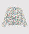 Cardigan bambina in tubique bianco MARSHMALLOW/bianco MULTICO