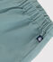 Pantaloni in misto cotone e lino tinta unita neonato verde PAUL