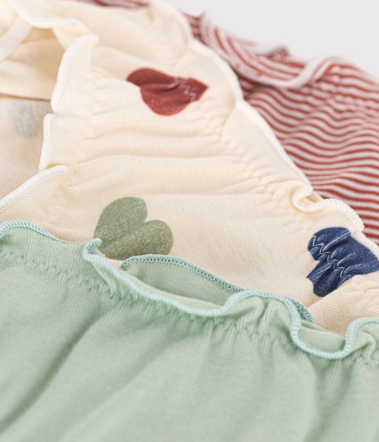 Set di 3 slip graziosi in cotone bambino variante 1