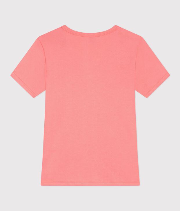 T-shirt a maniche corte in cotone tinta unita donna FLAMAND