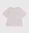 T-shirt Le Boxy in tubique donna bianco AVALANCHE/ SKY CHINE