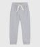 Joggers in cotone tinta unita bambino grigio FUMEE CHINE
