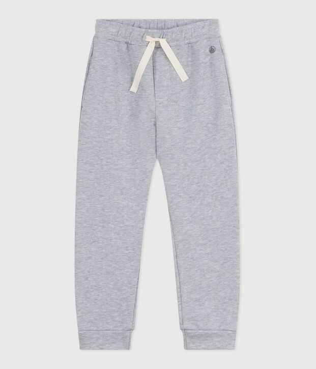 Joggers in cotone tinta unita bambina FUMEE CHINE