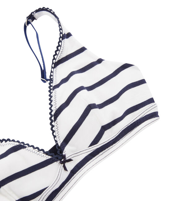 Reggiseno donna bianco MARSHMALLOW/blu SMOKING