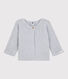 Cardigan bebè in tricot di cotone biologico