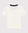 T-shirt maniche corte in cotone bambino bianco MARSHMALLOW