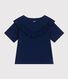 T-shirt in jersey fiammato bambina