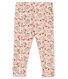 Leggings stampati da bebè femmina con balze