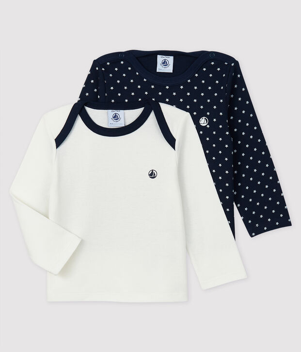 Confezione da 2 t-shirt beb&egrave; maschio multicolore