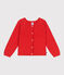 Cardigan in cotone a punto fantasia bambina SPICY