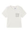 T-shirt bebé bambino tinta unita bianco MARSHMALLOW