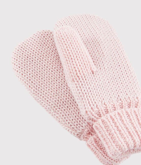 Muffole bambina rosa MINOIS/ ARGENT