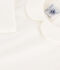 t-shirt a maniche lunghe in cotone per bambini bianco