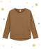 tee-shirta maniche lunghe marrone BRINDILLE/giallo DORE