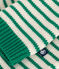 Pullover in maglia di lana e cotone neonato verde JARDIN/ AVALANCHE