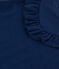 T-shirt in jersey fiammato bambina blu MEDIEVAL