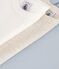 Set 3 body a maniche corte in cotone tinta unita neonato variante 1